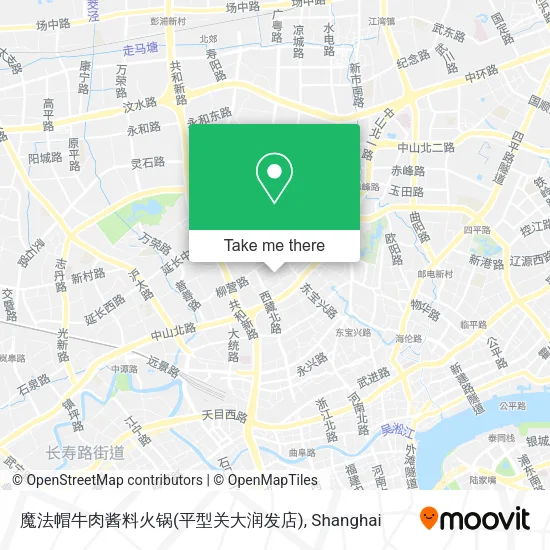 魔法帽牛肉酱料火锅(平型关大润发店) map