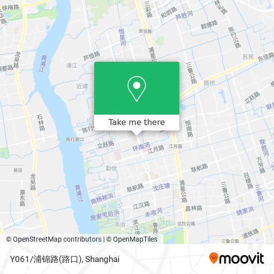 Y061/浦锦路(路口) map