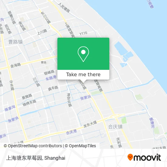 上海塘东草莓园 map