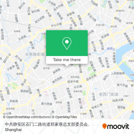 中共静安区石门二路街道郑家巷总支部委员会 map