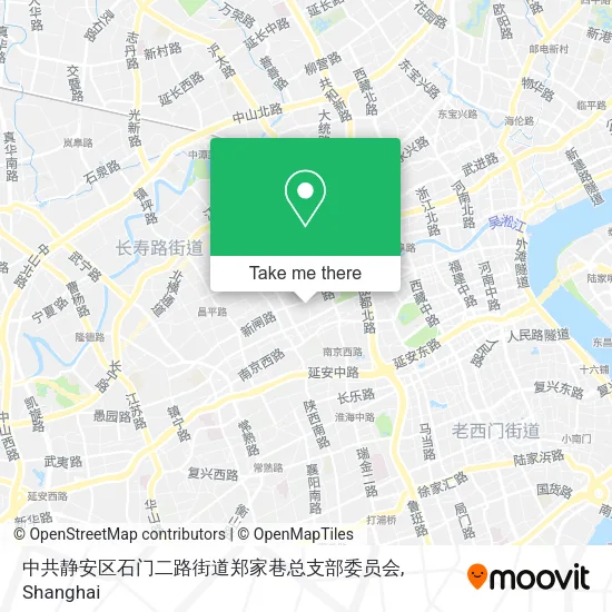 中共静安区石门二路街道郑家巷总支部委员会 map