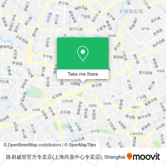 路易威登官方专卖店(上海尚嘉中心专卖店) map
