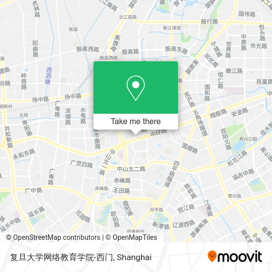 复旦大学网络教育学院-西门 map