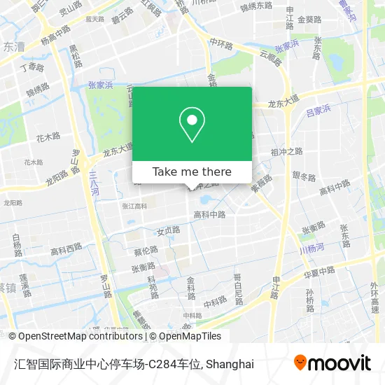 汇智国际商业中心停车场-C284车位 map