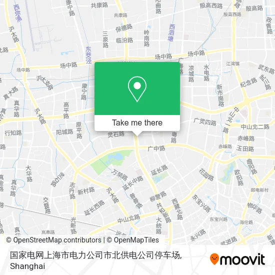 国家电网上海市电力公司市北供电公司停车场 map