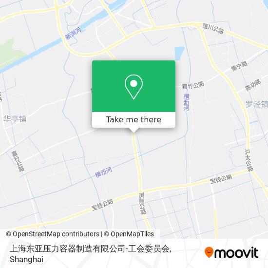 上海东亚压力容器制造有限公司-工会委员会 map