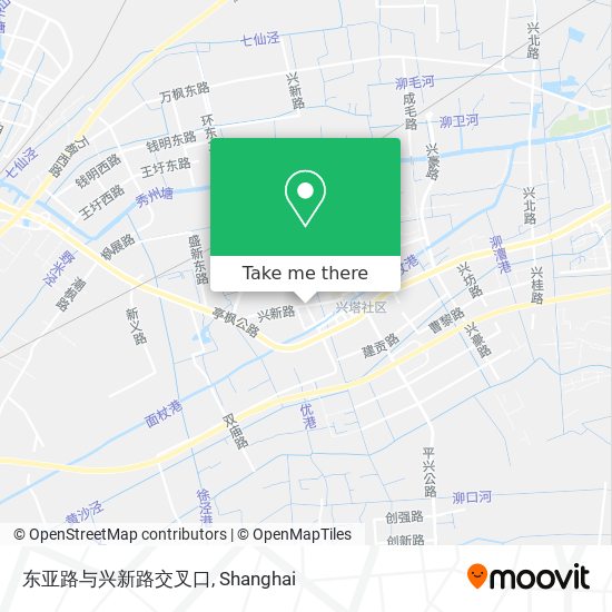 东亚路与兴新路交叉口 map