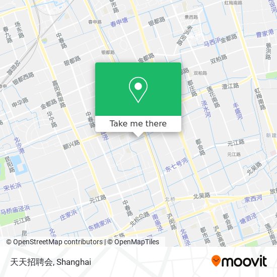 天天招聘会 map