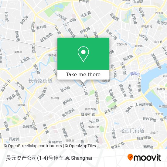 昊元资产公司(1-4)号停车场 map