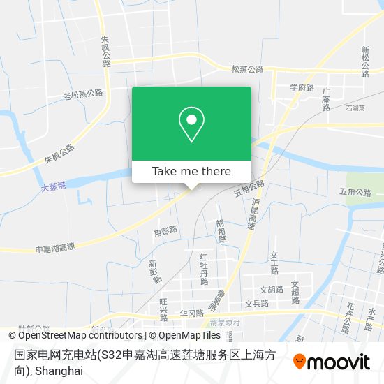 国家电网充电站(S32申嘉湖高速莲塘服务区上海方向) map