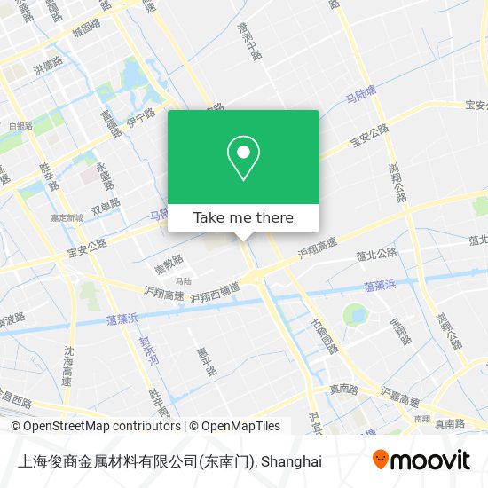 上海俊商金属材料有限公司(东南门) map