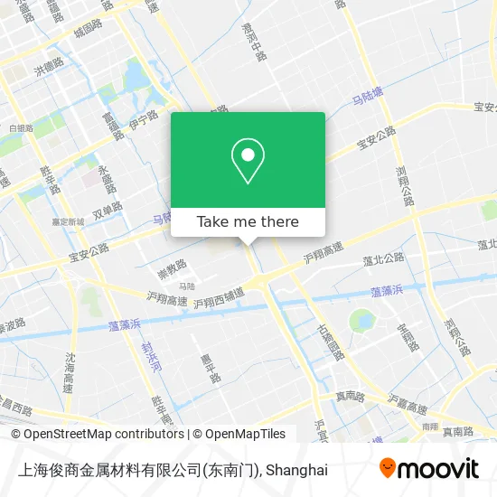 上海俊商金属材料有限公司(东南门) map