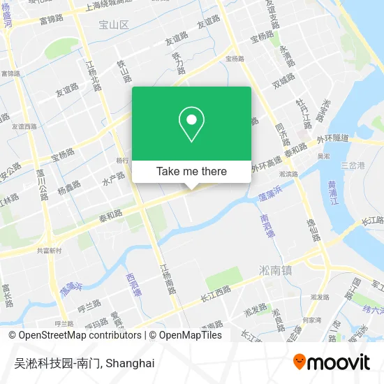 吴淞科技园-南门 map