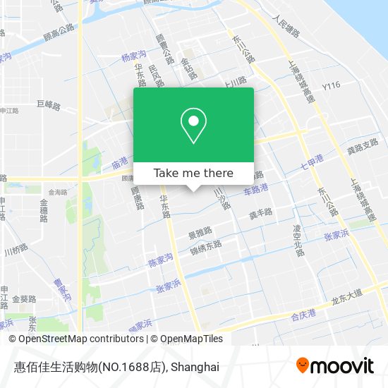 惠佰佳生活购物(NO.1688店) map