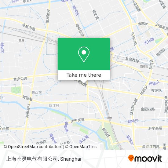 上海苍灵电气有限公司 map