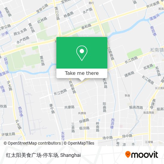 红太阳美食广场-停车场 map