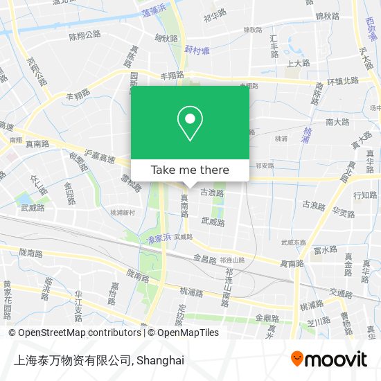 上海泰万物资有限公司 map