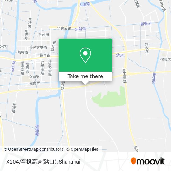 X204/亭枫高速(路口) map
