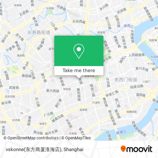 vskonne(东方商厦淮海店) map