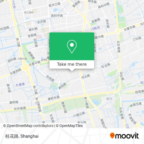 桂花路 map