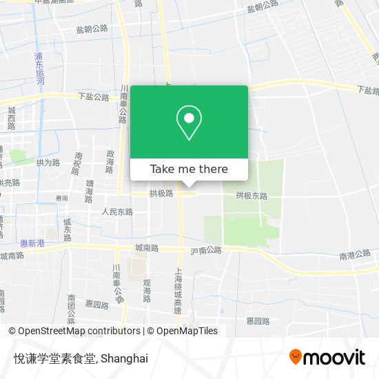 悅谦学堂素食堂 map