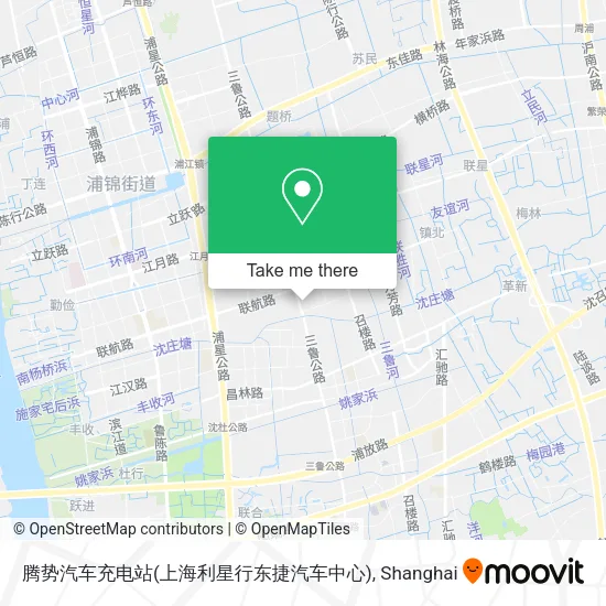 腾势汽车充电站(上海利星行东捷汽车中心) map