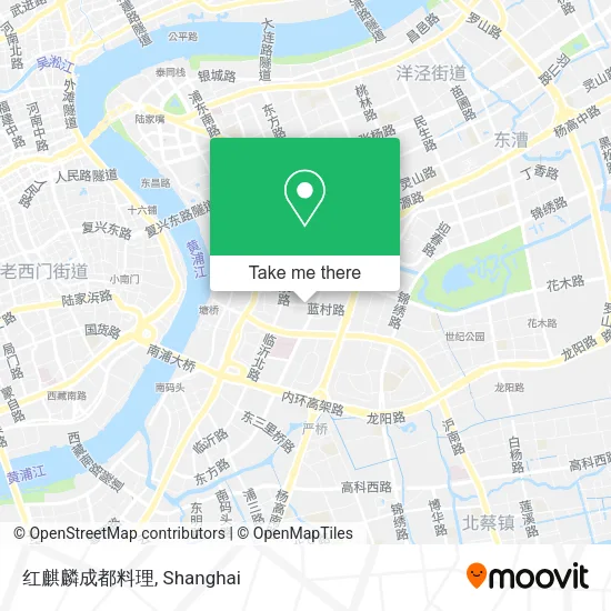 红麒麟成都料理 map