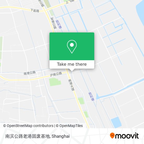南滨公路老港固废基地 map