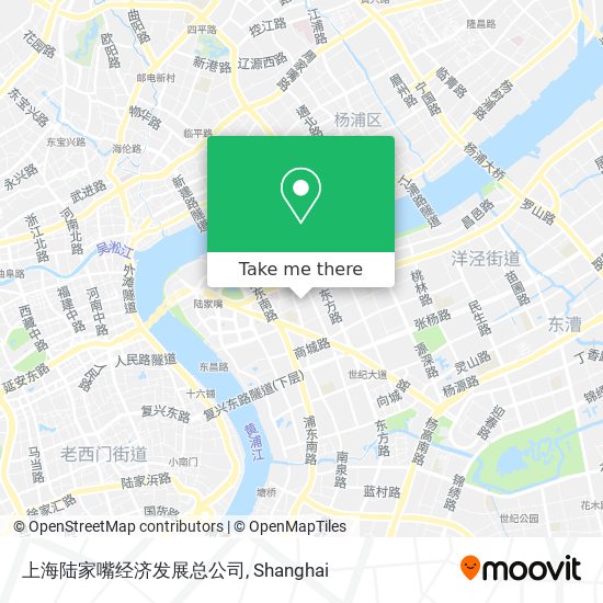 上海陆家嘴经济发展总公司 map