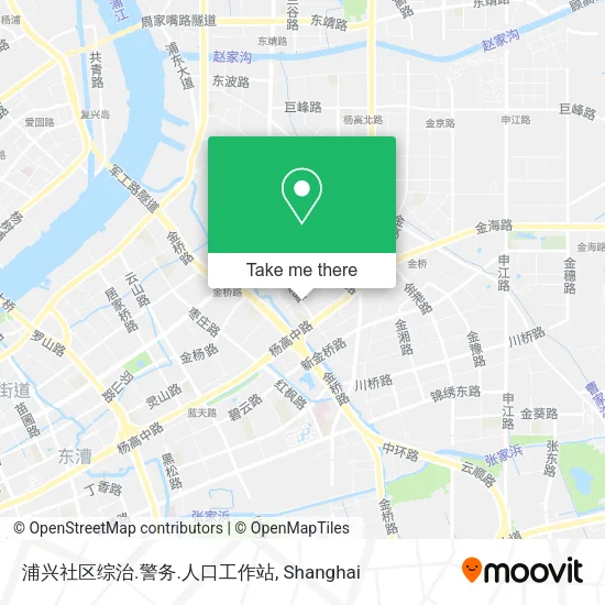浦兴社区综治.警务.人口工作站 map