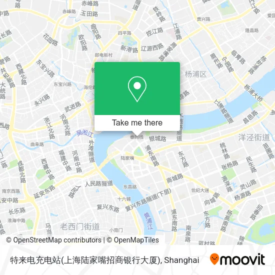 特来电充电站(上海陆家嘴招商银行大厦) map