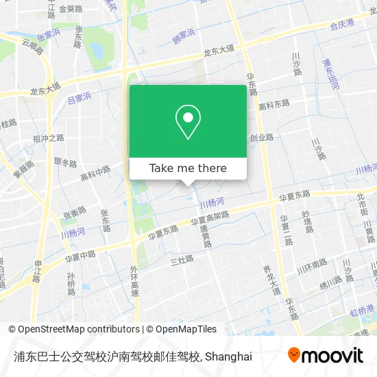 浦东巴士公交驾校沪南驾校邮佳驾校 map