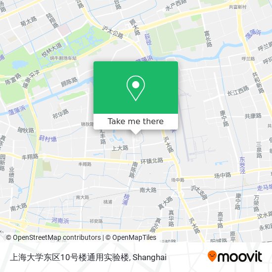 上海大学东区10号楼通用实验楼 map