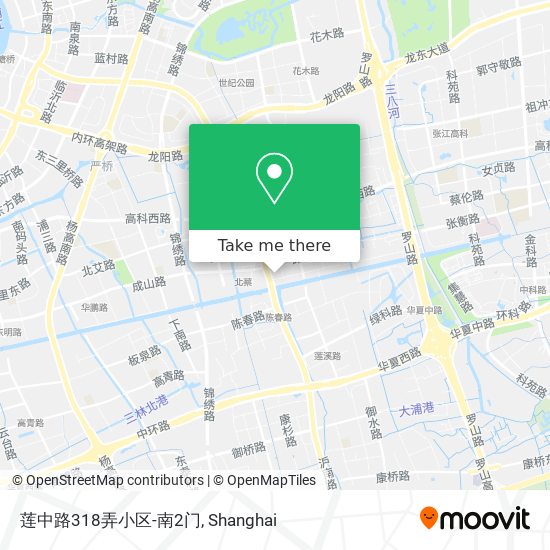 莲中路318弄小区-南2门 map
