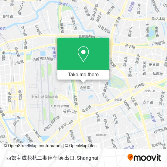 西郊宝成花苑二期停车场-出口 map