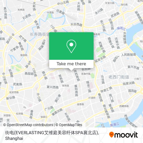 街电(EVERLASTING艾维庭美容纤体SPA襄北店) map