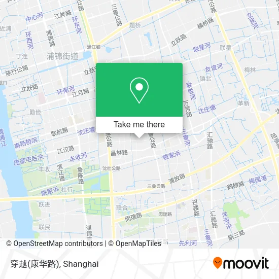 穿越(康华路) map