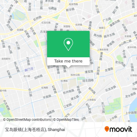 宝岛眼镜(上海苍梧店) map