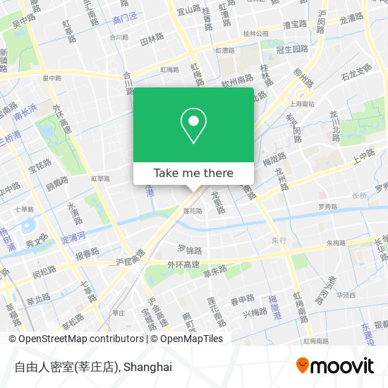 自由人密室(莘庄店) map