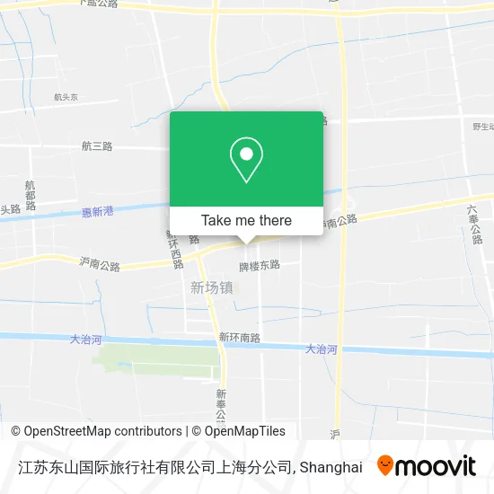 江苏东山国际旅行社有限公司上海分公司 map