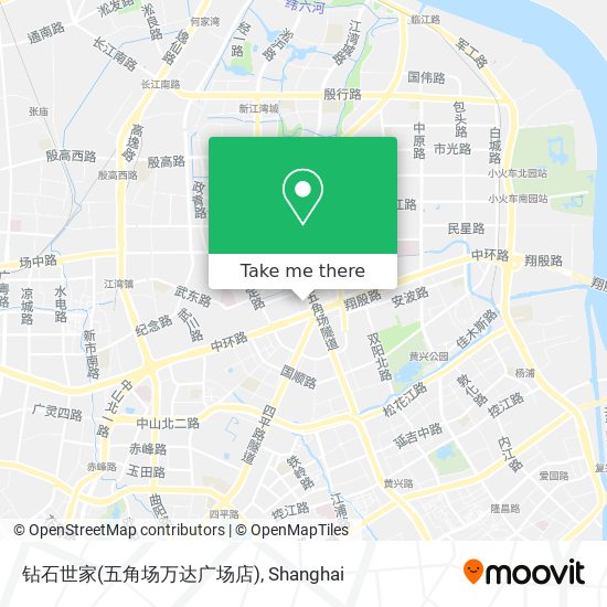 钻石世家(五角场万达广场店) map