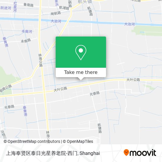 上海奉贤区泰日光星养老院-西门 map