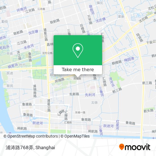 浦涛路768弄 map