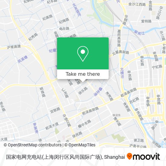 国家电网充电站(上海闵行区风尚国际广场) map