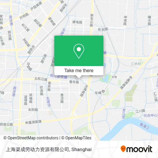 上海渠成劳动力资源有限公司 map