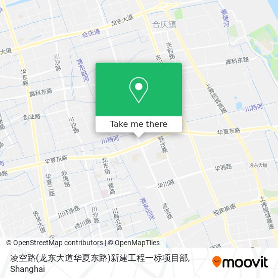 凌空路(龙东大道华夏东路)新建工程一标项目部 map