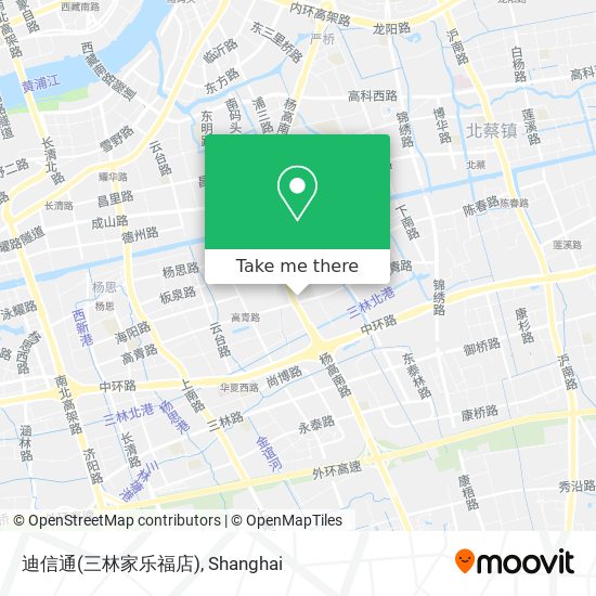 迪信通(三林家乐福店) map