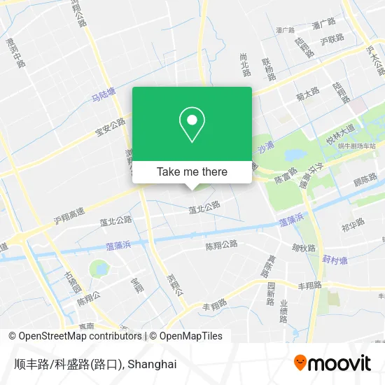 顺丰路/科盛路(路口) map