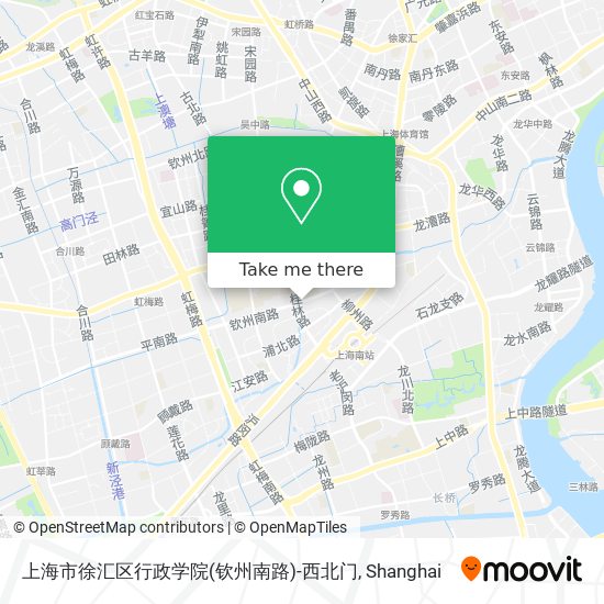 上海市徐汇区行政学院(钦州南路)-西北门 map
