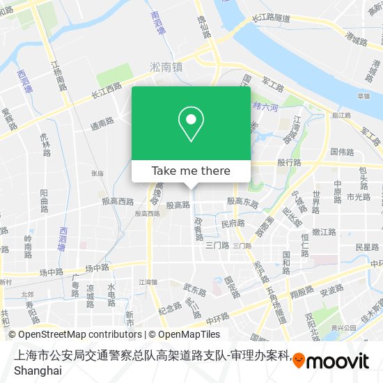 上海市公安局交通警察总队高架道路支队-审理办案科 map